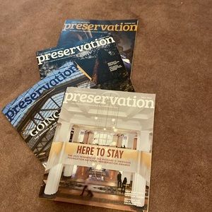 Bundle of 4 PRESERVATION MAGAZINES